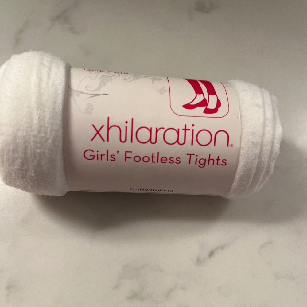 Xhilaration Girls Footless Tights size 4-6x